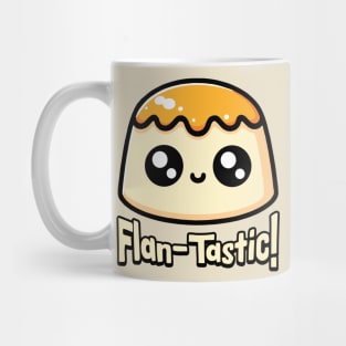 Flan-Tastic! Cute Flan Dessert Pun Mug